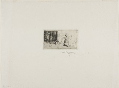Eine Straße in Sevilla von Mariano Fortuny y Marsal