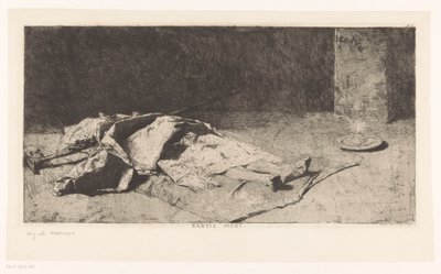 Toter Körper eines Kabyle von Mariano José María Bernardo Fortuny y Carbó