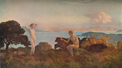 Das Urteil des Paris, ca. 1909 von Marie Auguste Emile Rene Menard