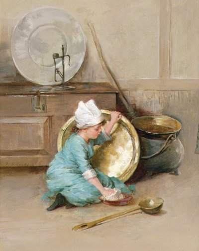 Messing polieren von Marie Elizabeth Seymour Lucas