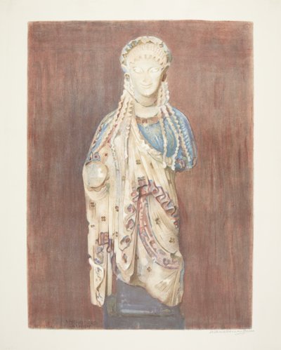Archaistische griechische Kore (Athen) von Marie Henriques