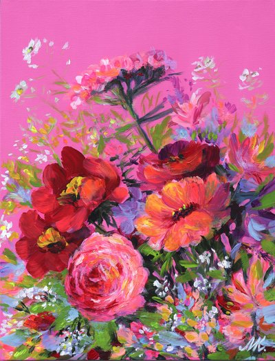 Lebendiger Blumenstrauß von Marina Kozyr