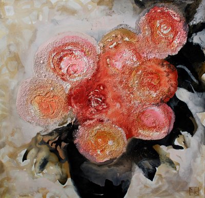 Lebendige Strukturierte Rosen von Marina Nelson
