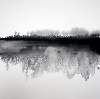 Zen Waldspiegelung von Marina Nelson