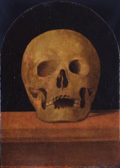 Memento mori. Die Rückseite des Triptychons, 1500 von Mariotto Albertinelli