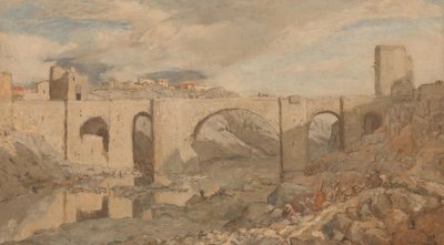 Brücke bei Toledo von Marius Alexander Jacques Bauer