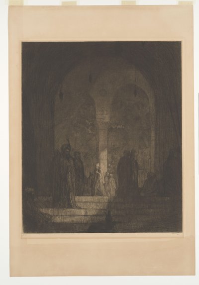 Vorhalle einer Moschee von Marius Bauer (signed by artist)