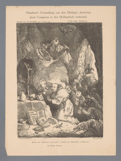 Flauberts Versuchung des Heiligen Antonius, von Couperus ins Holländische übersetzt von Marius Bauer