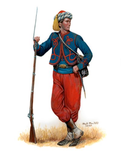114. Pennsylvania Infanterie Collis’ Zouaven 1863, 2024 von Mark Maritato