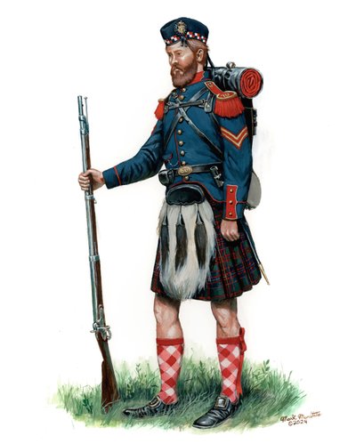 79. New York State Miliz Soldat 1860, 2024 von Mark Maritato