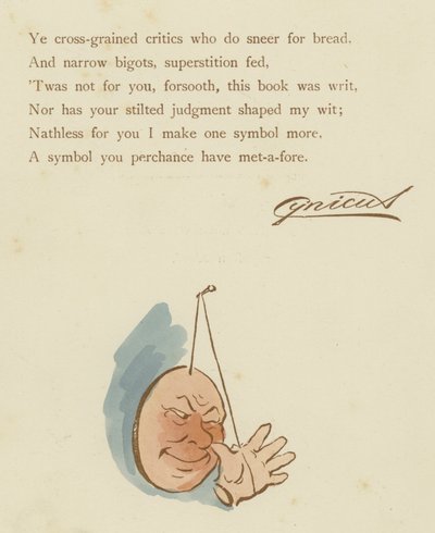 Seite aus Symbole und Metaphern von Cynicus von Martin Cynicus Anderson