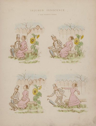 Seite aus den Humours of Cynicus (farbige Gravur) von Martin  Anderson