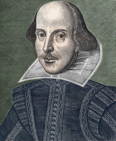 Porträt von William Shakespeare von Martin Droeshout