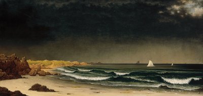 Annähernder Sturm: Strand bei Newport von Martin Johnson Heade