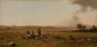 Jäger ruhen von Martin Johnson Heade