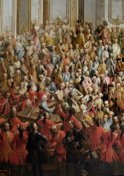 Offizielles Bankett zur Hochzeit von Prinzessin Isabella von Parma mit Kaiser Joseph II. von Martin Mytens or Meytens