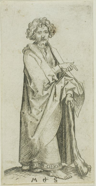 Der heilige Jakobus Minor, aus Apostel von Martin Schongauer