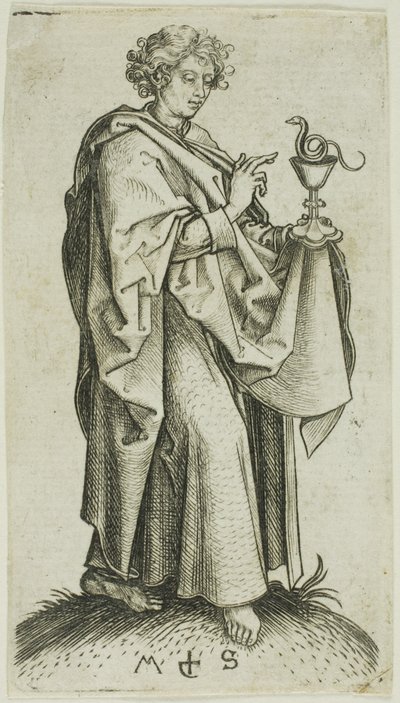 Der heilige Johannes, aus Apostel von Martin Schongauer