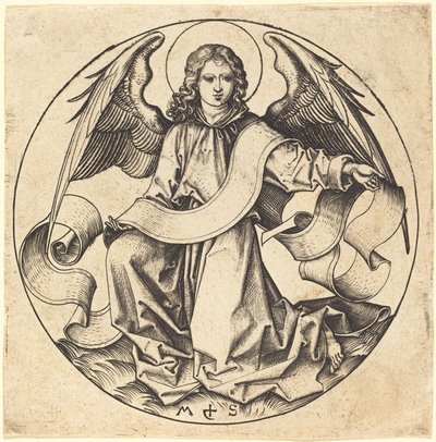 Der Engel des Heiligen Matthäus von Martin Schongauer