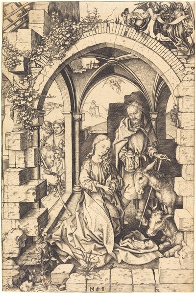 Die Geburt Christi von Martin Schongauer