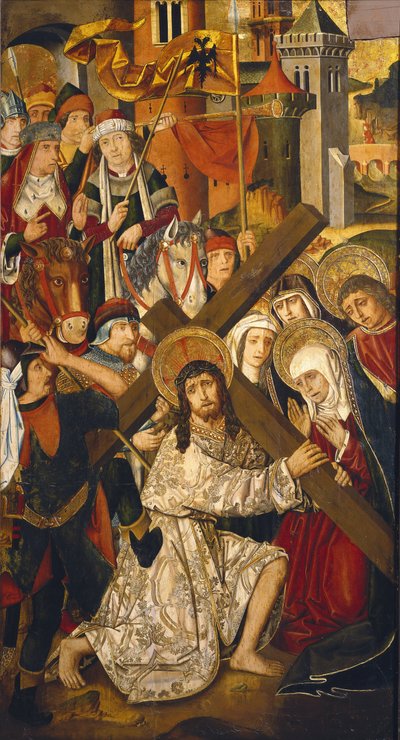 Der Weg nach Golgatha (Detail) von Martin & Ximenez Miguel (fl.1466 1505) Bernat