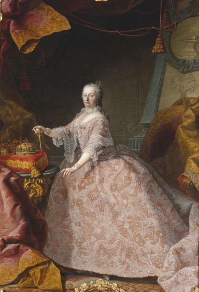 Kaiserin Maria Theresia im Alter von 35 Jahren von Martin van Meytens