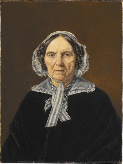 Frederikke Eleonora Cathrine Rørbye, geborene de Stockfleth, die Mutter des Künstlers von Martinus Rørbye