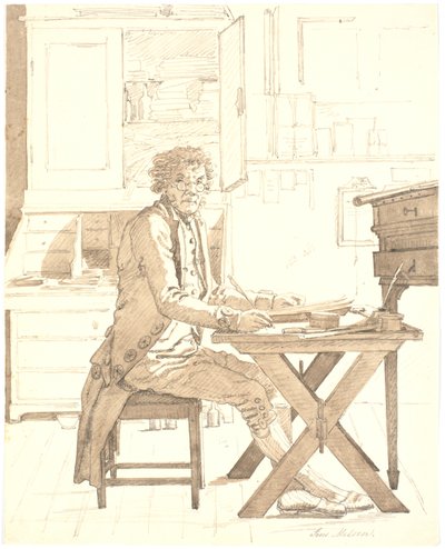 Der Schreiber Jens Melsen von Martinus Rørbye
