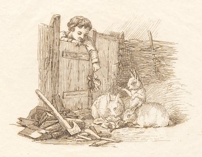 Illustration zu "Fünfzig Fabeln für Kinder" von Hey von Martinus Rørbye