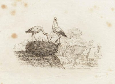 Illustration zu "Halvhundrede Fabler for Børn" von Hey von Martinus Rørbye
