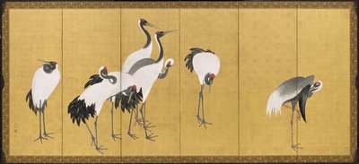 Kraniche von Maruyama Okyo
