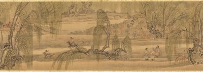 Reiten am Westsee von Maruyama Okyo