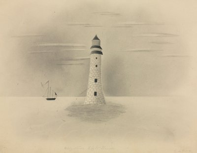 Eddystone-Leuchtturm, 1840 von Mary Altha Nims