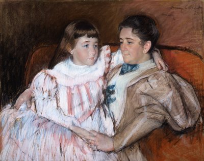 Louisine Havemeyer und ihre Tochter Electra, 1895 von Mary Cassatt