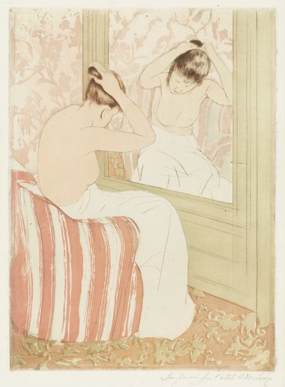 Die Frisur von Mary Cassatt