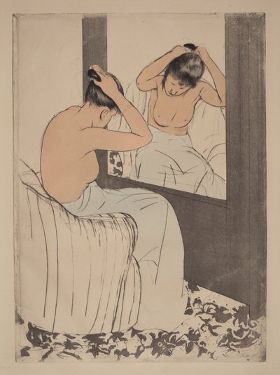Die Frisur von Mary Cassatt