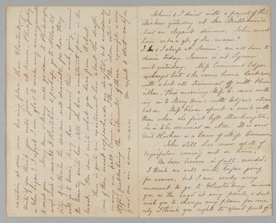 Brief von Mary Jane Hale Welles an Gideon Welles, 15. August 1863 von Mary Hale