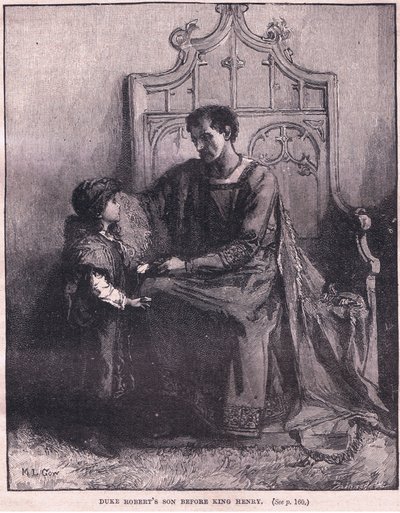 Herzog Roberts Sohn vor König Heinrich, 1106 von Mary L. Gow