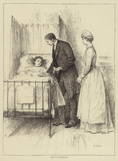 Illustration für Die Geschichte einer Krankenschwester, von Honnor Morten von Mary L. Gow