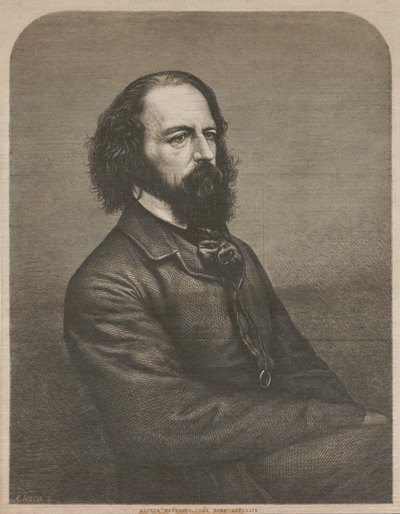Porträt von Alfred, Lord Tennyson 1809-1892, 1864 von Mason Jackson