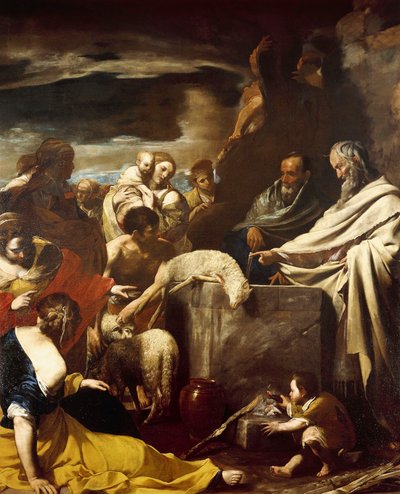 Das Opfer des Moses von Massimo Stanzione