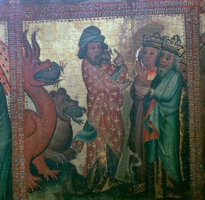 Tafel vierundvierzig des Altars der Apokalypse, 15. Jahrhundert von Master Bertram of Hamburg