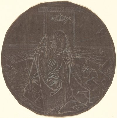 Die Madonna und das Kind im Garten von Master E.S. Facsimile