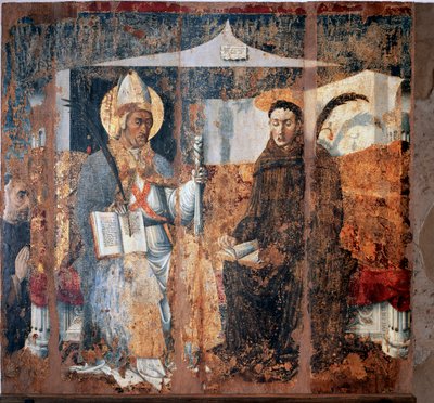 St. Eleutherius von Tournai und St. Placidus von Master of Cesio