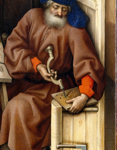 Verkündigungstriptychon (Merode-Altar), ca. 1427-32 von Master of Flémalle