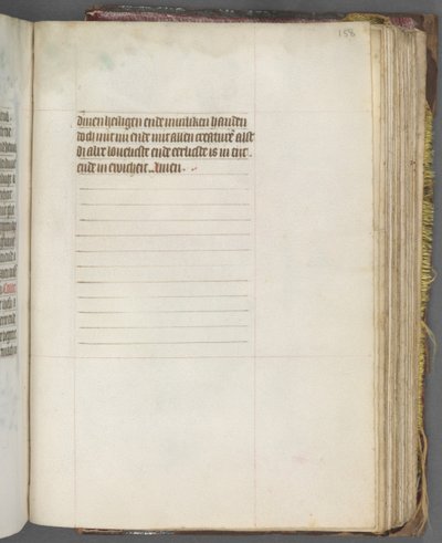 Stundenbuch Gebrauch von Utrecht: fol. 158r, Text, um 1460-1465 von Master of Gijsbrecht van Brederode
