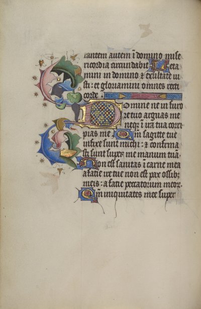Geschmückte Initiale D von Master of Guillebert de Mets