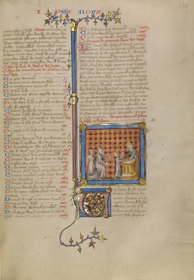 Samuel vor Eli dem Priester von Master of Jean de Mandeville