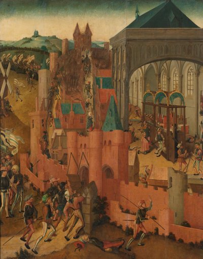 Die Belagerung von Rhenen von Master of Rhenen
