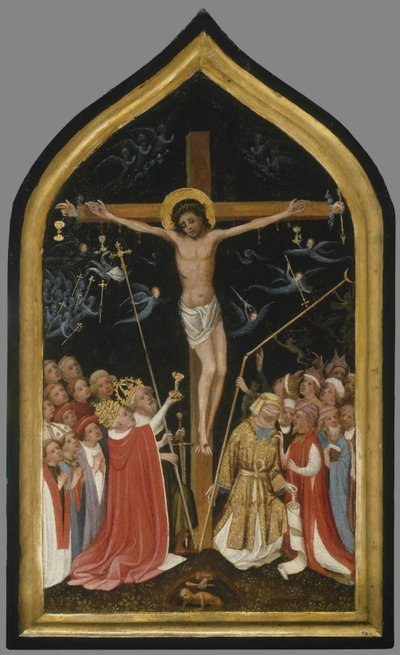 Christus am lebenden Kreuz von Master of Saint Veronica